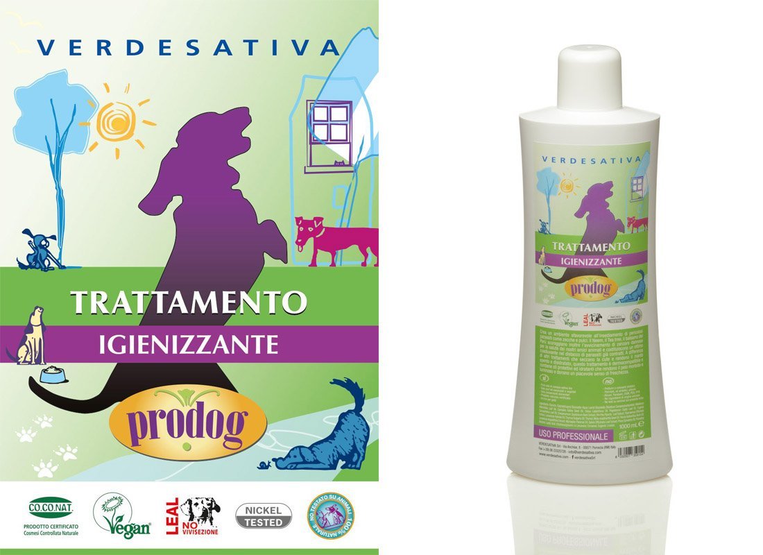 Trattamento Igienizzante Prodog Verdesativa Linea Cani